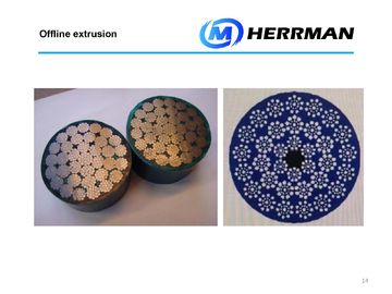 خط بثق الكابل Extr60mm